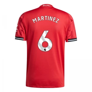 Koszulka Piłkarska Manchester United Martínez #6 2025-26 Domowa Męska