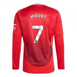 Koszulka Piłkarska Manchester United Mason Mount #7 2024-25 Domowa Męska Długi Rękaw