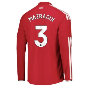 Koszulka Piłkarska Manchester United Mazraoui #3 2026-27 Domowa Męska Długi Rękaw