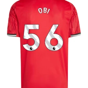 Koszulka Piłkarska Manchester United Obi #56 2025-26 Domowa Męska