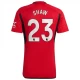 Koszulka Piłkarska Manchester United Shaw #23 2023-24 Domowa Męska