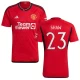 Koszulka Piłkarska Manchester United Shaw #23 2023-24 UCL Domowa Męska