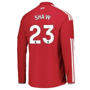 Koszulka Piłkarska Manchester United Shaw #23 2026-27 Domowa Męska Długi Rękaw