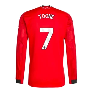 Koszulka Piłkarska Manchester United Toone #7 2025-26 Domowa Męska Długi Rękaw