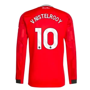Koszulka Piłkarska Manchester United V. Nistelrooy #10 2025-26 Domowa Męska Długi Rękaw