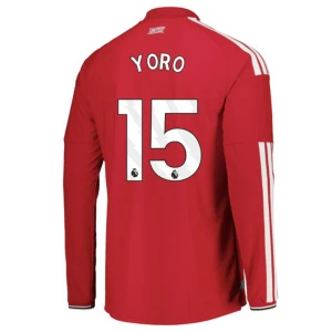 Koszulka Piłkarska Manchester United Yoro #15 2026-27 Domowa Męska Długi Rękaw