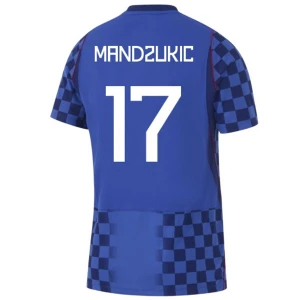 Koszulka Piłkarska Mandzukic #17 Chorwacja Mistrzostwa Świata 2026 Wyjazdowa Męska
