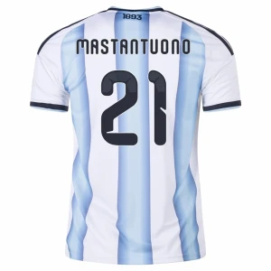 Koszulka Piłkarska Mastantuono #21 Argentyna Mistrzostwa Świata 2026 Domowa Męska