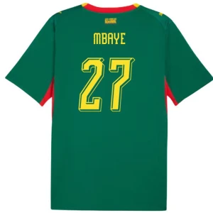 Koszulka Piłkarska Mbaye #27 Senegal Mistrzostwa Świata 2026 Wyjazdowa Męska