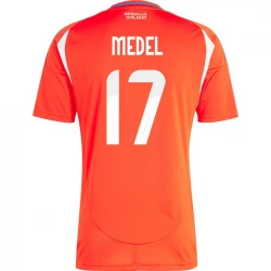 Koszulka Piłkarska Medel #17 Chile Copa America 2024 Domowa Męska