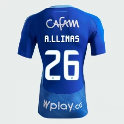 Koszulka Piłkarska Millonarios FC A . Llinas #26 2025-26 Domowa Męska