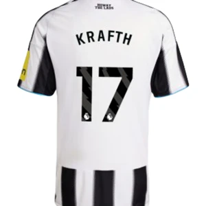 Koszulka Piłkarska Newcastle United Krafth #17 2025-26 Domowa Męska