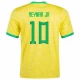 Koszulka Piłkarska Neymar Jr #10 Brazylia Mistrzostwa Świata 2022 Domowa Męska