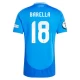 Koszulka Piłkarska Nicolo Barella #18 Włochy Mistrzostwa Europy 2024 Domowa Męska