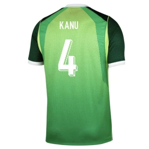 Koszulka Piłkarska Nigeria Kanu #4 2026 Domowa Męska