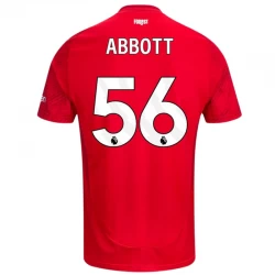 Koszulka Piłkarska Nottingham Forest FC Abbott #56 2024-25 Domowa Męska