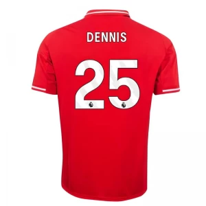 Koszulka Piłkarska Nottingham Forest FC Dennis #25 2025-26 Domowa Męska