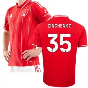 Koszulka Piłkarska Nottingham Forest FC Zinchenko #35 2025-26 Domowa Męska