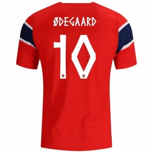Koszulka Piłkarska Odegaard #10 Norwegia Mistrzostwa Świata 2026 Domowa Męska