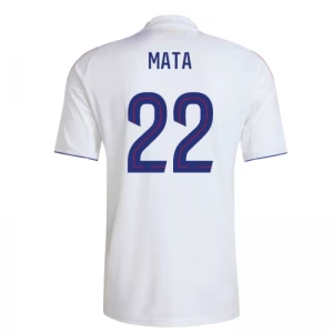 Koszulka Piłkarska Olympique Lyonnais Mata #22 2025-26 Domowa Męska