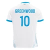 Koszulka Piłkarska Olympique Marsylia Greenwood #10 2024-25 Domowa Męska