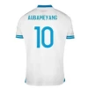 Koszulka Piłkarska Olympique Marsylia Pierre-Emerick Aubameyang #10 2023-24 Domowa Męska