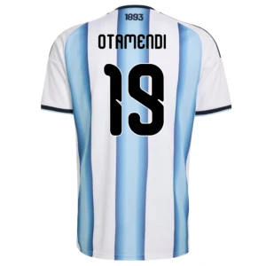 Koszulka Piłkarska Otamendi #19 Argentyna Mistrzostwa Świata 2026 Domowa Męska