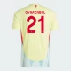 Koszulka Piłkarska Oyarzabal #21 Hiszpania Mistrzostwa Europy 2024 Wyjazdowa Męska