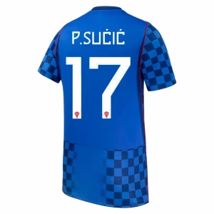 Koszulka Piłkarska P. Sucic #17 Chorwacja Mistrzostwa Świata 2026 Wyjazdowa Męska