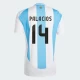 Koszulka Piłkarska Palacios #14 Argentyna Copa America 2024 Domowa Męska