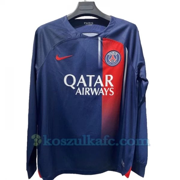 Koszulka Piłkarska Paris Saint-Germain PSG 2023-24 Domowa Męska Długi Rękaw