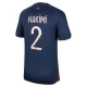 Koszulka Piłkarska Paris Saint-Germain PSG Achraf Hakimi #2 2023-24 Domowa Męska