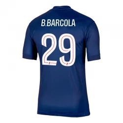Koszulka Piłkarska Paris Saint-Germain PSG B.Barcola #29 2025-26 Domowa Męska