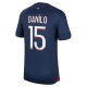 Koszulka Piłkarska Paris Saint-Germain PSG Danilo #15 2023-24 Domowa Męska