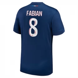 Koszulka Piłkarska Paris Saint-Germain PSG Fabian #8 2024-25 Domowa Męska