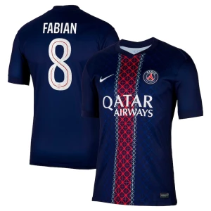 Koszulka Piłkarska Paris Saint-Germain PSG Fabian #8 2025-26 Cup Domowa Męska