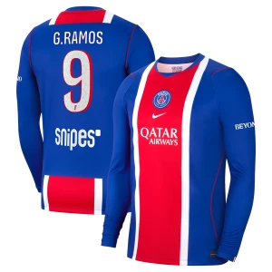 Koszulka Piłkarska Paris Saint-Germain PSG G.Ramos #9 2026-27 Domowa Męska Długi Rękaw
