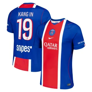 Koszulka Piłkarska Paris Saint-Germain PSG Kang In #19 2026-27 Domowa Męska