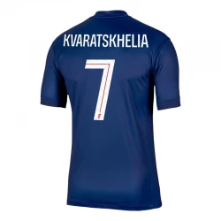 Koszulka Piłkarska Paris Saint-Germain PSG Khvicha Kvaratskhelia #7 2025-26 Domowa Męska