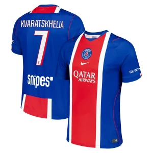 Koszulka Piłkarska Paris Saint-Germain PSG Khvicha Kvaratskhelia #7 2026-27 Domowa Męska