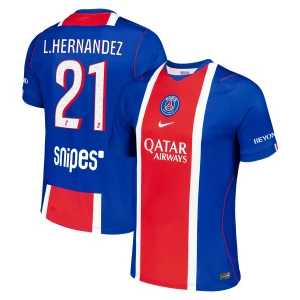 Koszulka Piłkarska Paris Saint-Germain PSG L.Hernandez #21 2026-27 Domowa Męska