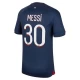 Koszulka Piłkarska Paris Saint-Germain PSG Lionel Messi #30 2023-24 Domowa Męska