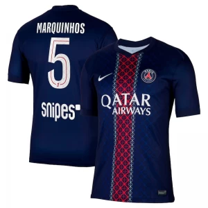 Koszulka Piłkarska Paris Saint-Germain PSG Marquinhos #5 2025-26 Domowa Męska