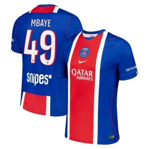 Koszulka Piłkarska Paris Saint-Germain PSG Mbaye #49 2026-27 Domowa Męska