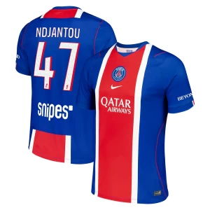 Koszulka Piłkarska Paris Saint-Germain PSG Ndjantou #47 2026-27 Domowa Męska