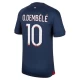 Koszulka Piłkarska Paris Saint-Germain PSG Ousmane Dembélé #10 2023-24 Domowa Męska