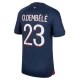 Koszulka Piłkarska Paris Saint-Germain PSG Ousmane Dembélé #23 2023-24 Domowa Męska
