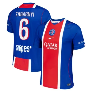 Koszulka Piłkarska Paris Saint-Germain PSG Zabarnyi #6 2026-27 Domowa Męska