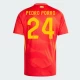 Koszulka Piłkarska Pedro Porro #24 Hiszpania Mistrzostwa Europy 2024 Domowa Męska