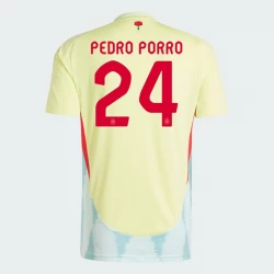 Koszulka Piłkarska Pedro Porro #24 Hiszpania Mistrzostwa Europy 2024 Wyjazdowa Męska